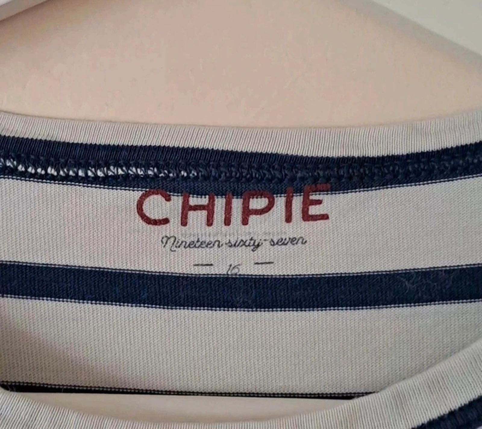 Chipie t-shirt met marinière, lange mouwen, 16 jaar – photo 4